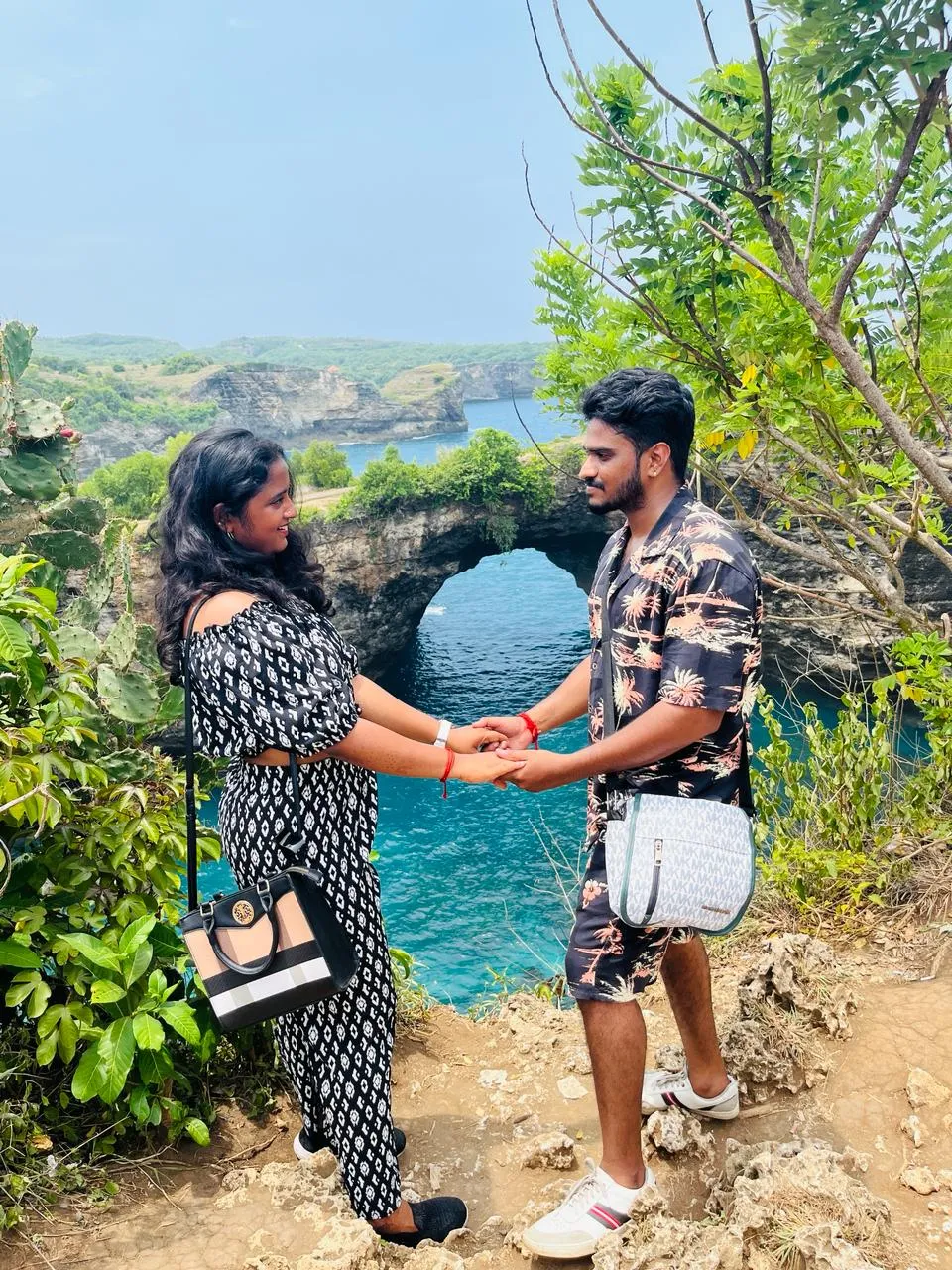 Jaya Mano enjoying their holiday with Jiris Holidays