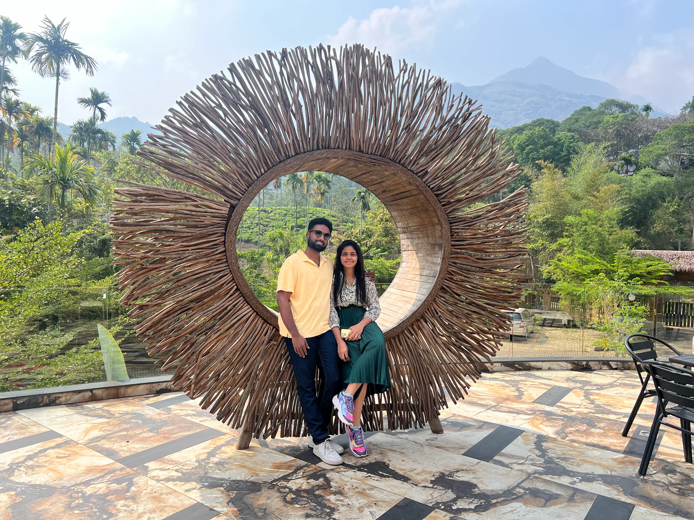 Moses Jeyanantham enjoying their holiday with Jiris Holidays