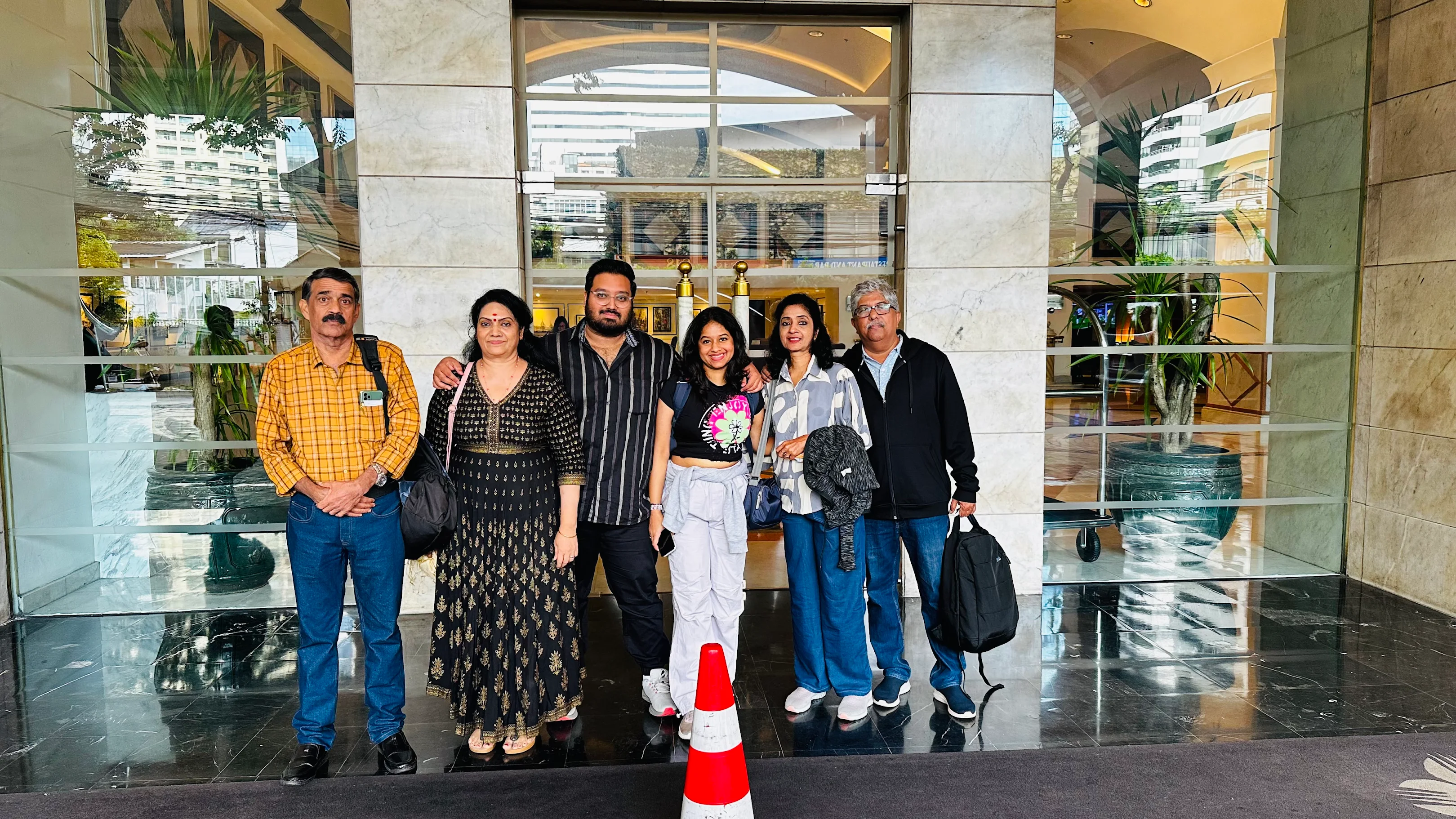 Prinoy Phalgunan enjoying their holiday with Jiris Holidays