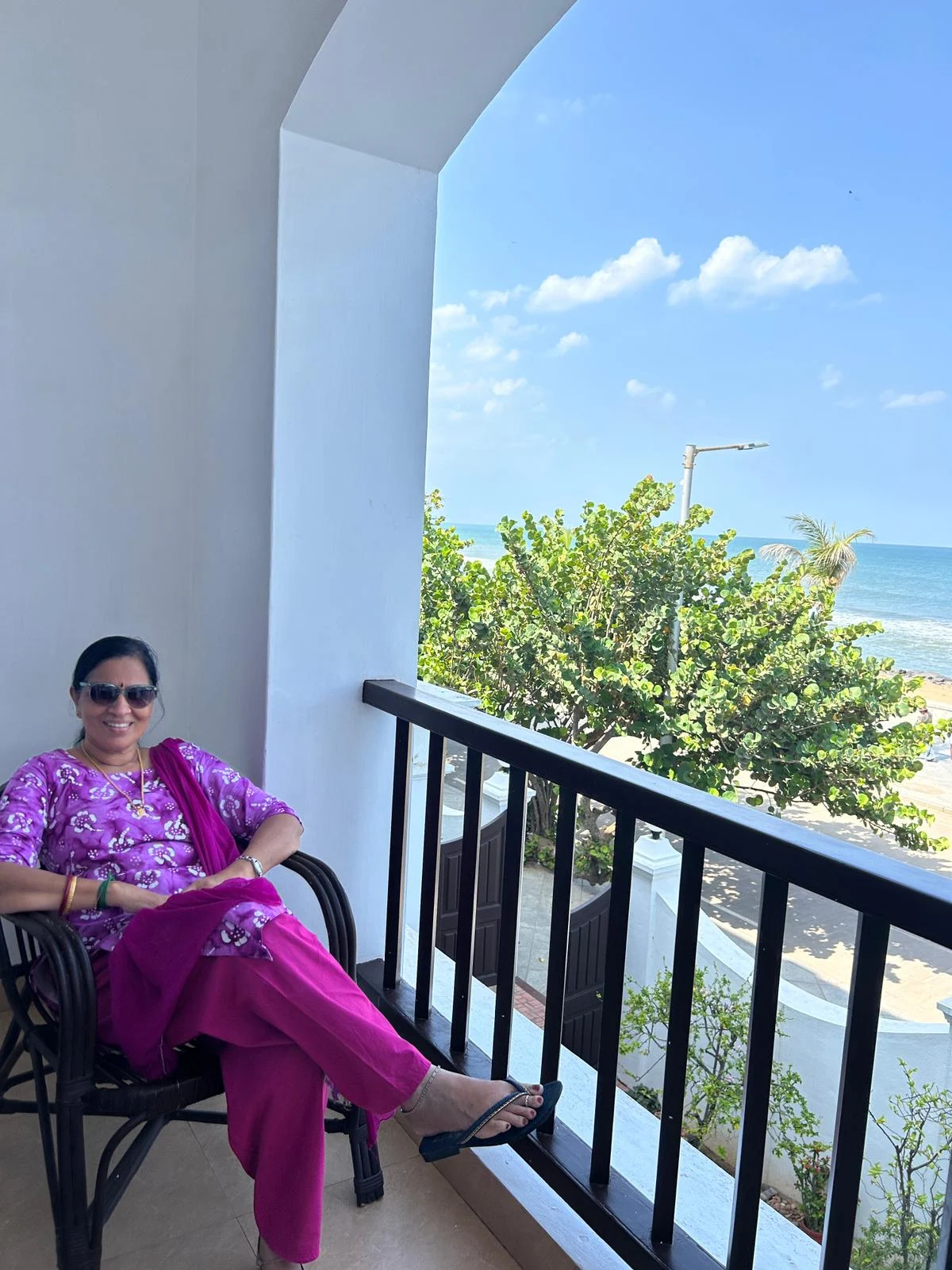 Reeshma Chandramohan enjoying their holiday with Jiris Holidays