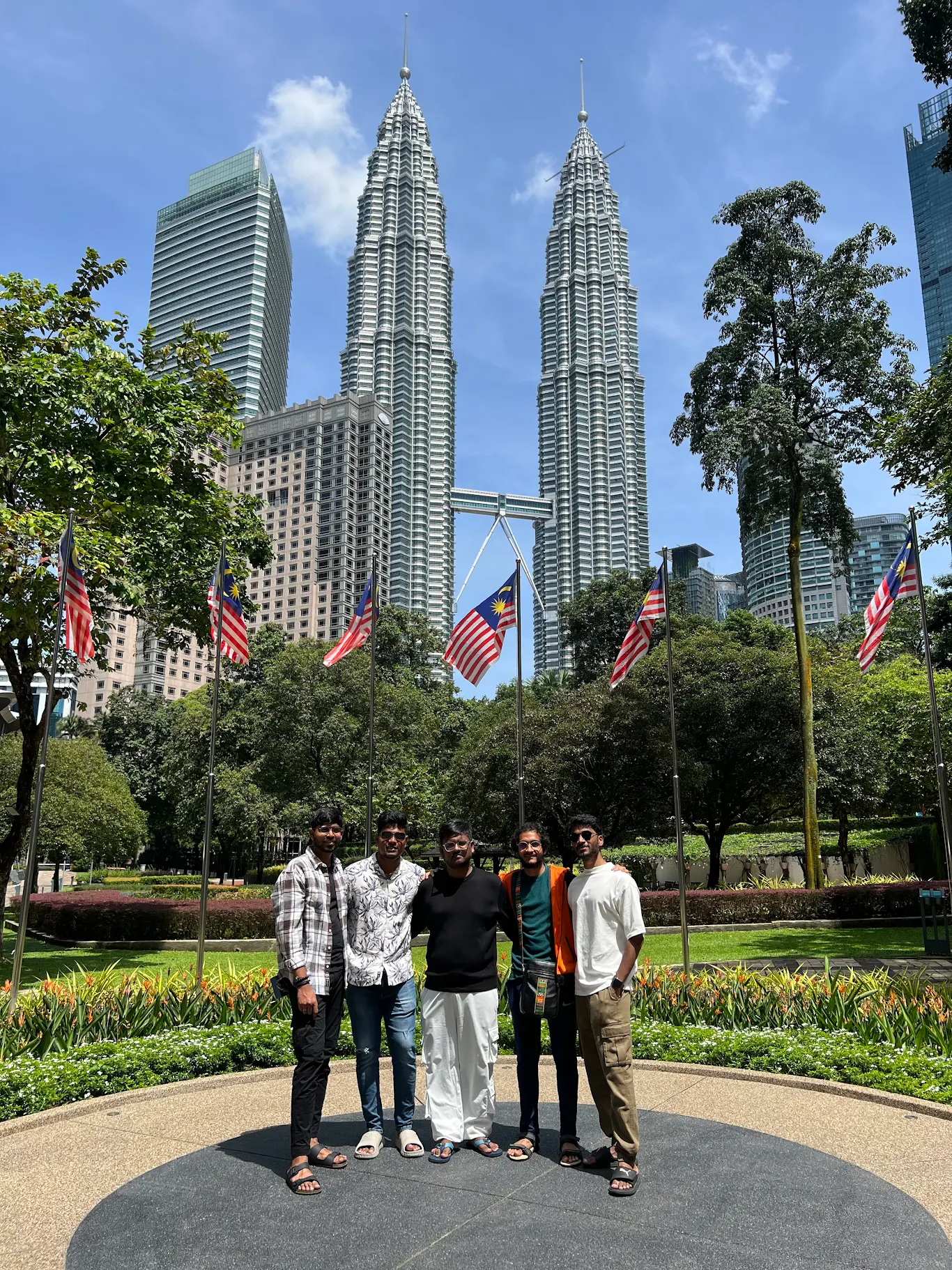 santhosh glement enjoying their holiday with Jiris Holidays